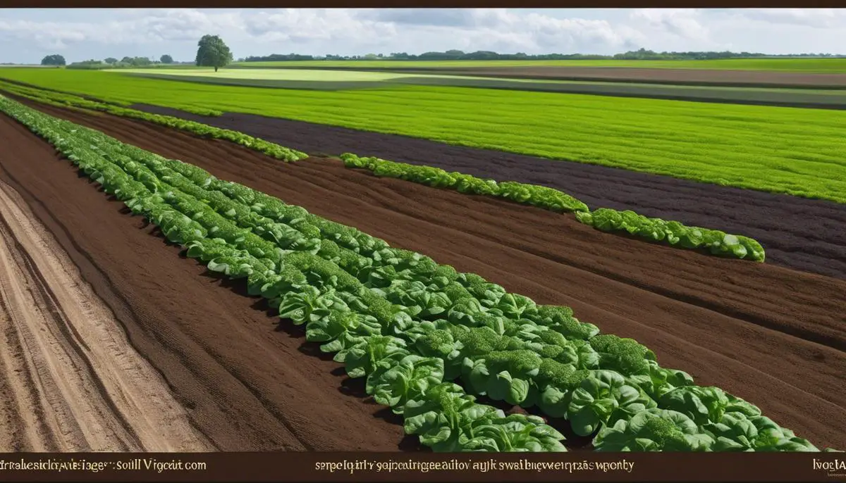 Image depicting different soil types suitable for spinach growth